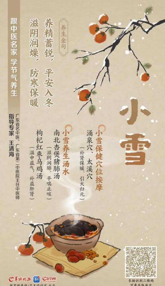 小雪节气：守护阳气，平安过冬