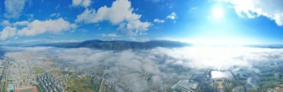 石屏初冬云海如诗如画，仙境般的心灵净土