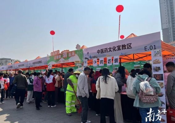 罗定中医药健康集市展示传统文化与创新产品
