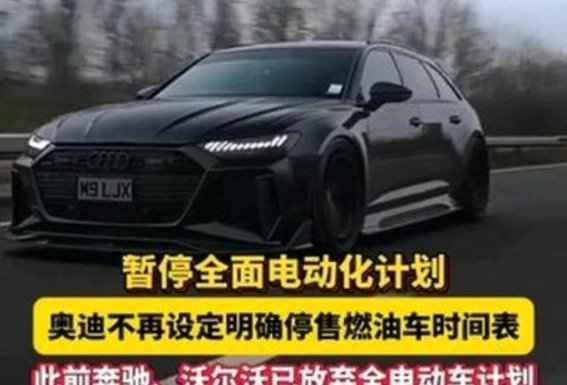 奥迪电动化战略的“刹车”：市场压力与技术瓶颈的深层反思