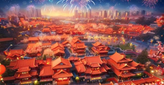 元宵灯火，毕节夜空的光辉与祝福