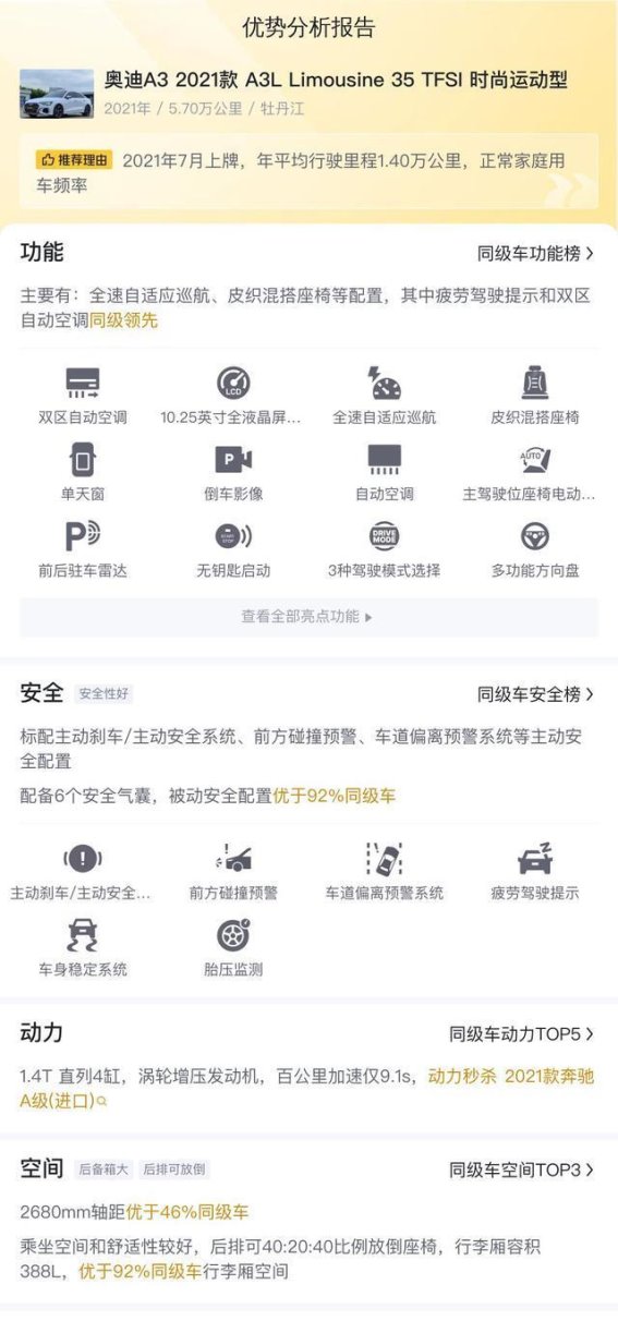 14万购入奥迪A3L，三年车龄是否依然值得？