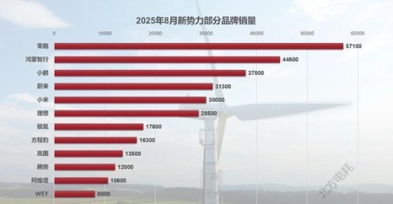 8月新势力车企销量表现：零跑逆袭，鸿蒙智行渐显疲态，理想汽车遇挑战