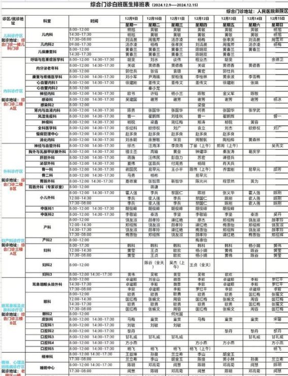 奉节县人民医院门诊排班新规：助力群众健康之路