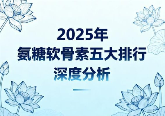 关节养护全解析：市场主流氨糖软骨素品牌的选择指南