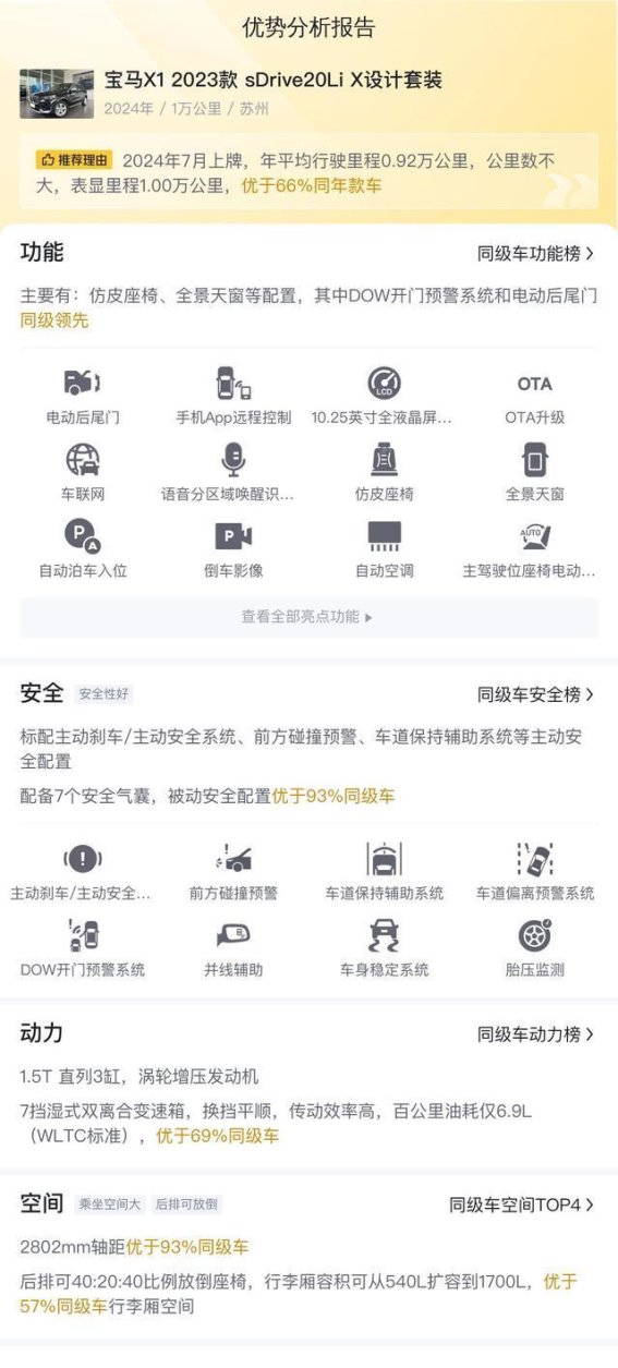 15万多拿下准新宝马X1，家用与品味兼得的理想之选