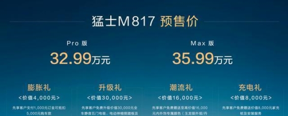 猛士M817预售开启：智能与硬派越野的完美融合